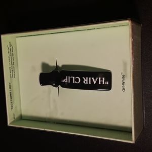 NWT Off-White Black Hair Clip